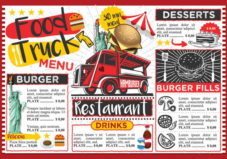 food truck menu concepts