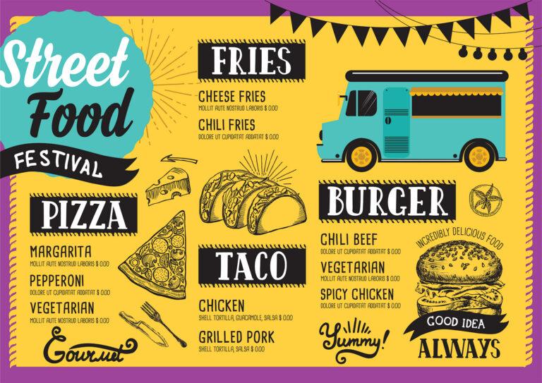 food truck festival menu