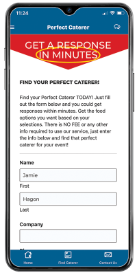 perfect caterer android app