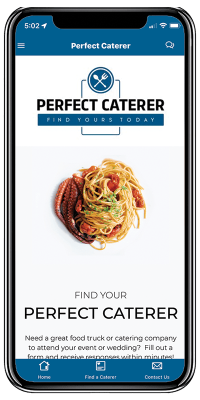 perfect caterer iPhone app